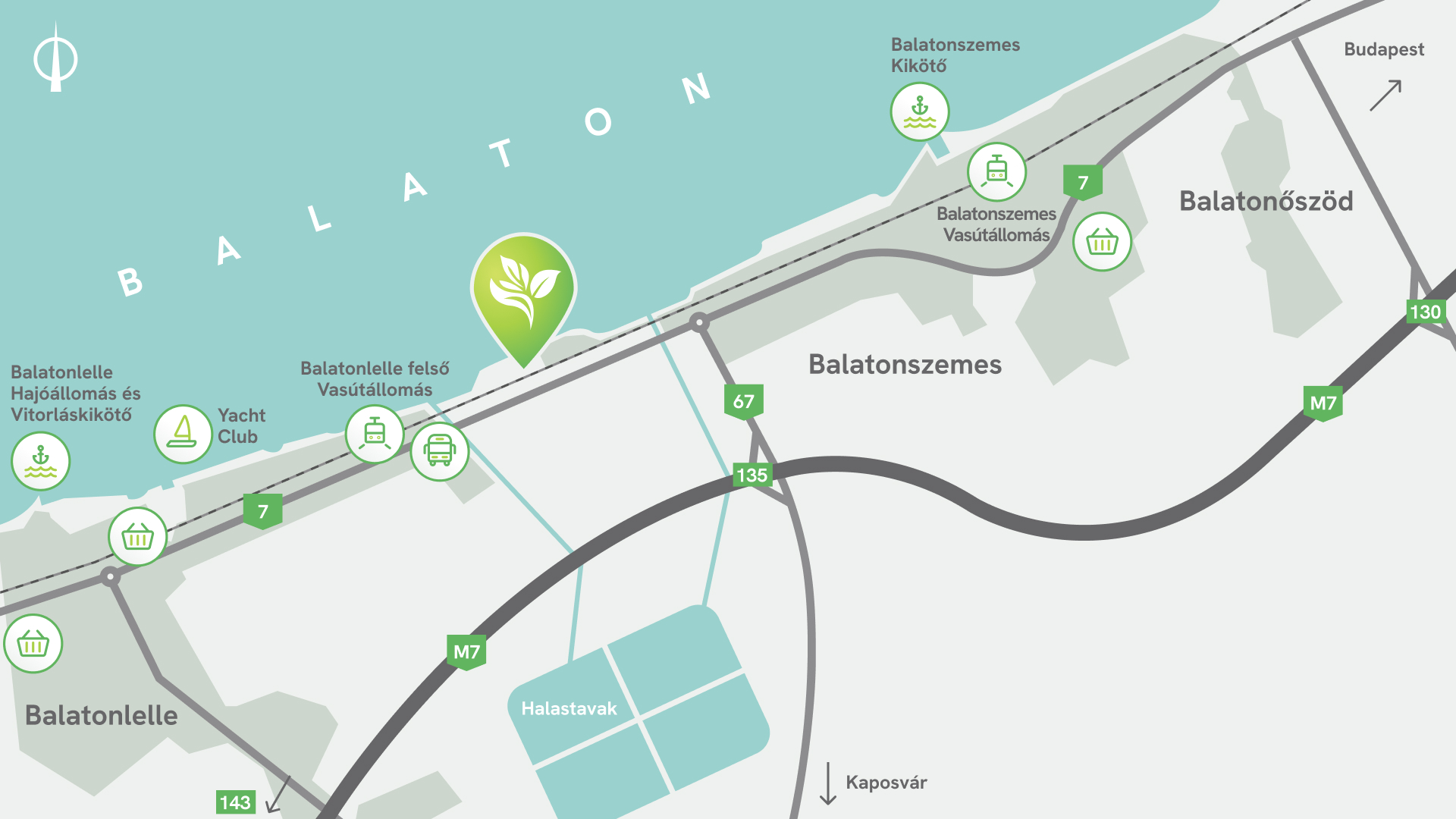 Vadvirág Residence térkép